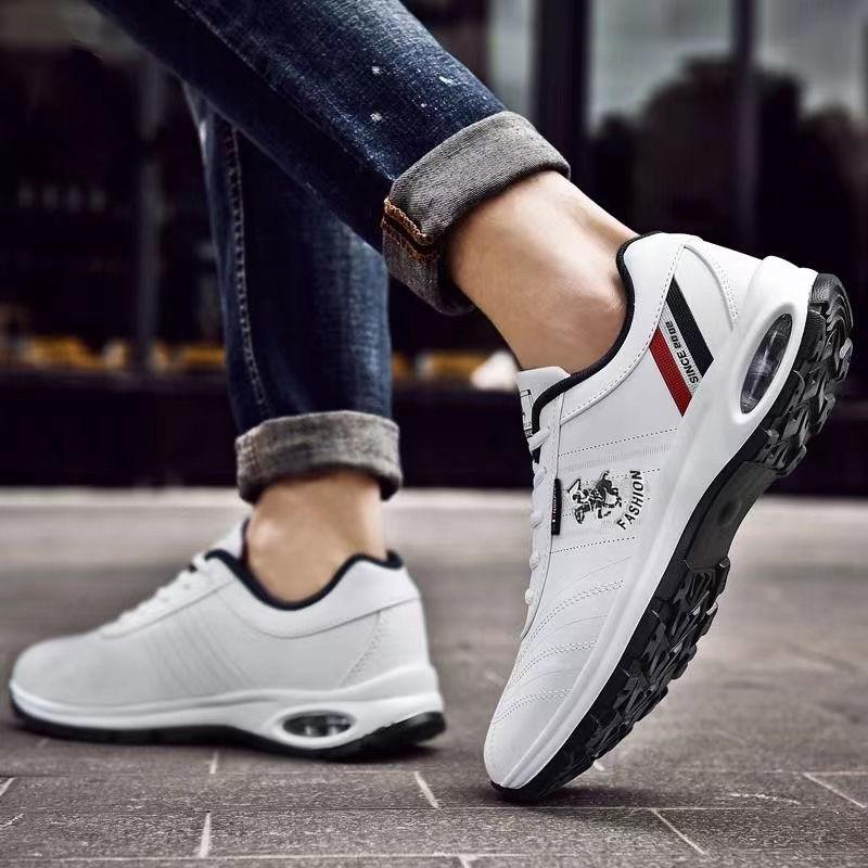Product Introduction of 2024 Spring and Autumn Men's Casual and Comfortable Breathable Trendy Air Cushion Deodorant Travel Sneakers 12