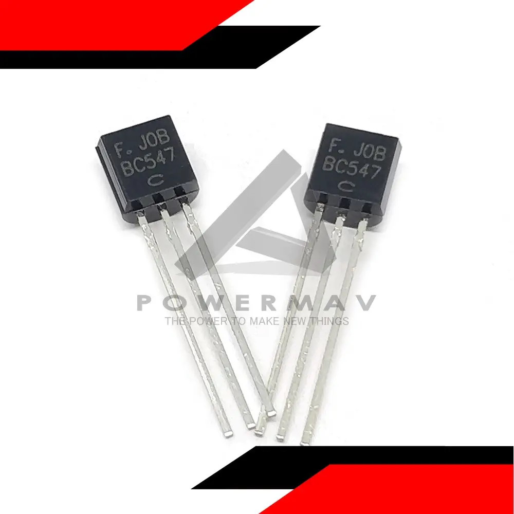 2pcs original BC547B BC547 100MA 45V 0.1A NPN TO-92 Transistor Triode ...