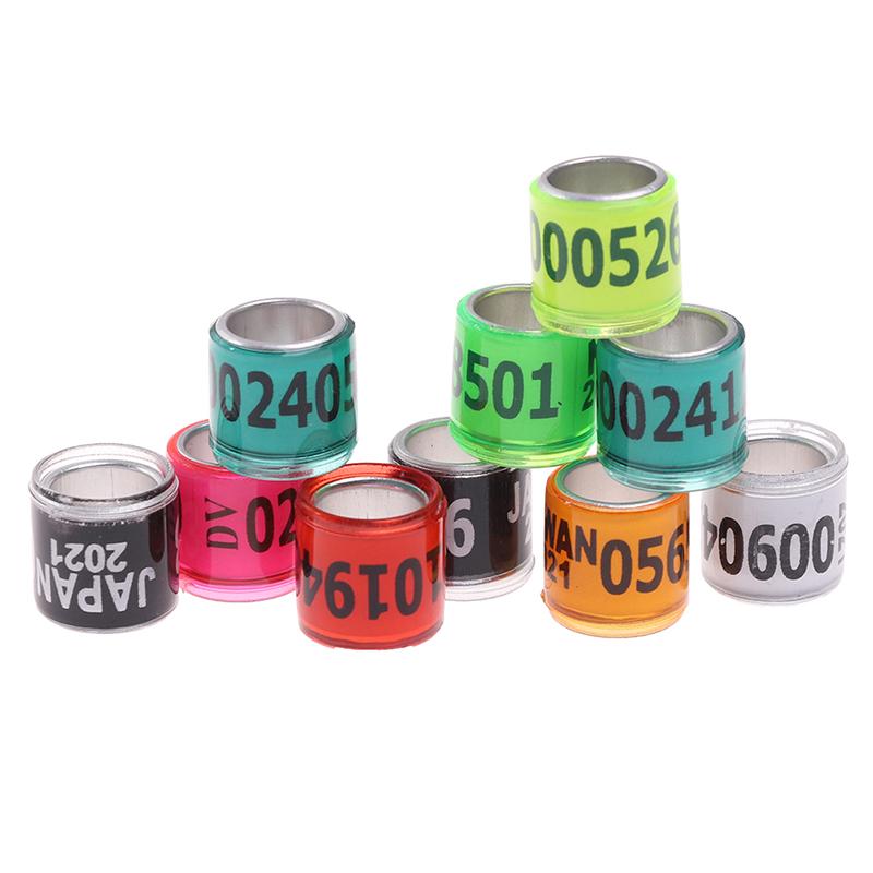 Product Introduction of 20 pcs Pigeon Foot Ring With Word Earrings 2023 Multicolor Bird Tools 16