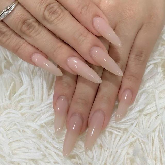 Nail Xinh Màu Thạch Nude Tiểu Thư