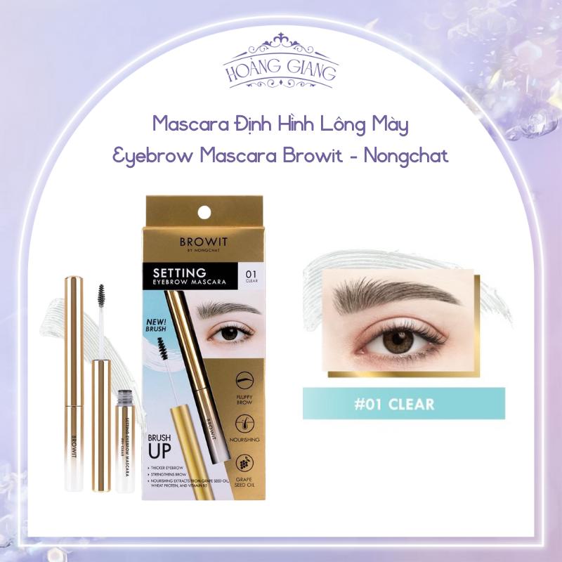 Browit - Mascara định hình chân mày giúp gương mặt thu hút - Setting Eyebrow Mascara Nongchat 0