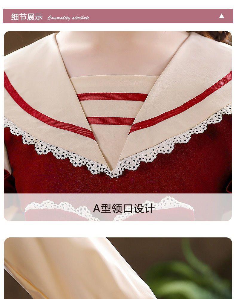 Product Introduction of Váy Công Chúa Lolita, Cho Bé Gái, Hàng Mới Về Năm 2024, Váy Dài Tay, Phong Cách Preppy, Thời Trang, Thích Hợp Cho Mùa Thu Và Mùa Đông, Quần Áo Trẻ Em, Quần Áo Mùa Thu 8