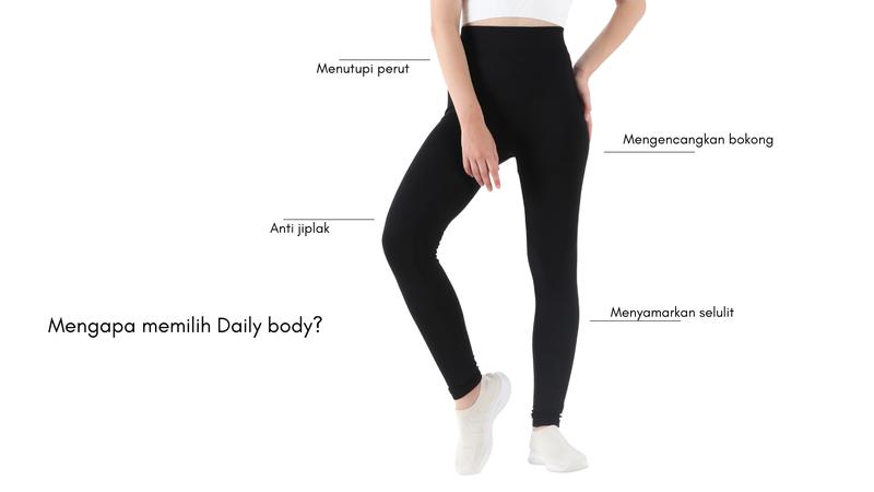 Product Introduction of DAILYBODY | Legging Panjang Tebal Premium Seamless High & Anti Jiplak basic celana 7