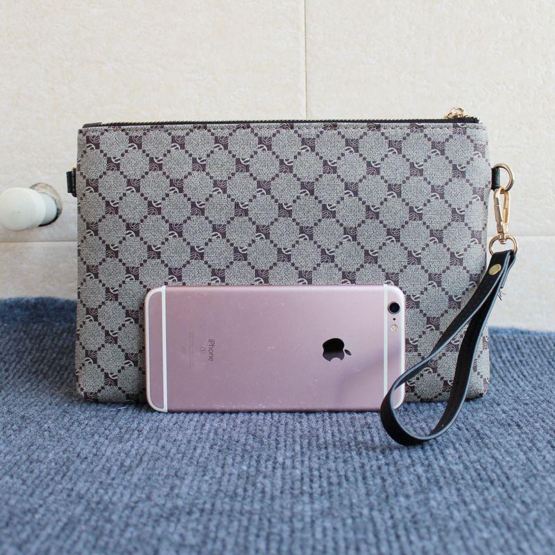 Product Introduction of High-End Clutch Bag Personality Trendy Fashion Men's Bag 2024 New Clip Bag Men's Handheld Bag Long Wallet Women 7