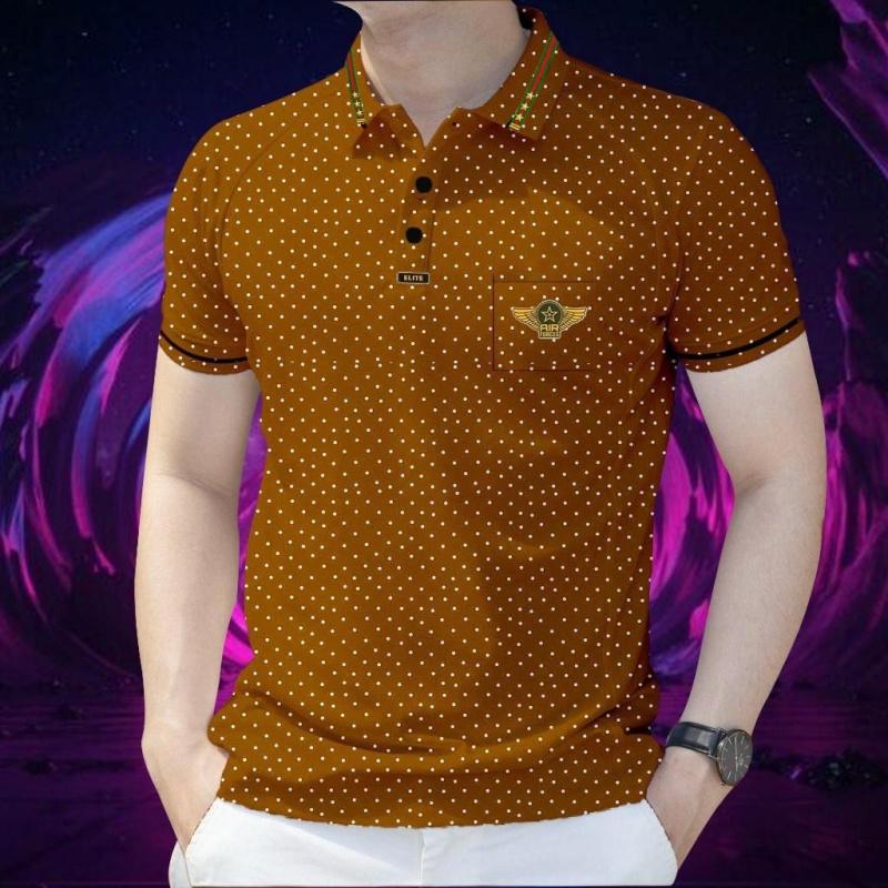 Áo Polo Nam, Phong Cách Cổ Điển Trang Trọng, Trang Phục Thời Trang, Áo Công Sở Nhẹ, Thích Hợp Cho Các Dịp Trang Trọng Menswear Shirt 0