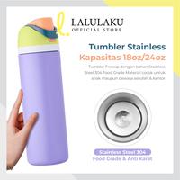 Gambar Tumbler Minum Freesip Botol Thermos Aesthetic Insulated Stainless Steel SUS304 Vacuum Flask 600ml 710ml - Putih, 710ml (24oz) dari Lalulaku Kota Administrasi Jakarta Barat 4 Tokopedia