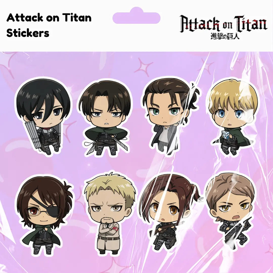 Attack on Titan Stickers [waterproof vinyl stickers] Anime/Manga/Manhwa ...