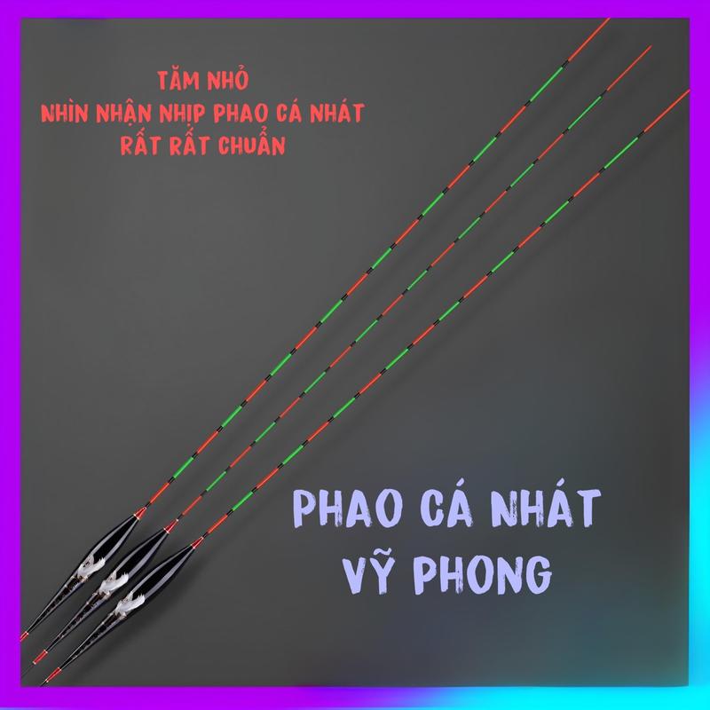  Phao Câu Cá cao cấp Vỹ Phong chuyên Rô Phi  Chép  cá Nhát  Tăm phao nhỏ nhẹ giúp nhìn nhịp chuẩn hơn 