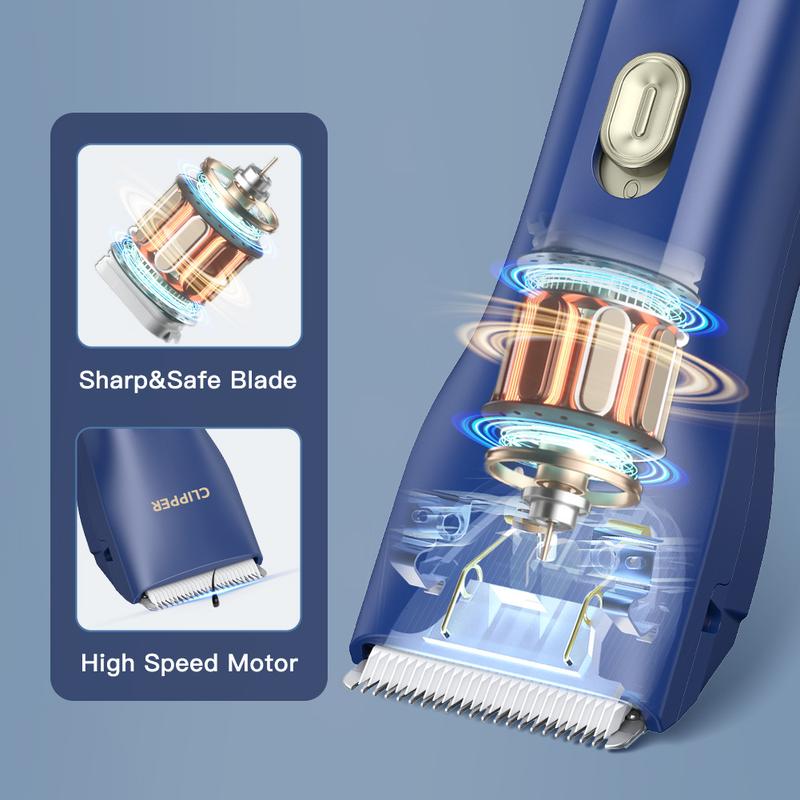 Small Dog Hair Clipper Electric Grooming Trimmer for Pets USB Rechargeable Cat Shaver Animals Haircut Machine waterproof 2