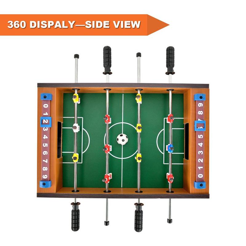 Table Soccer Kit, 1 Count Table Soccer & 2 Counts Mini Balls, Parent-child Competitive Board Game, Indoor Recreation Equipment For Kids & Adults 4