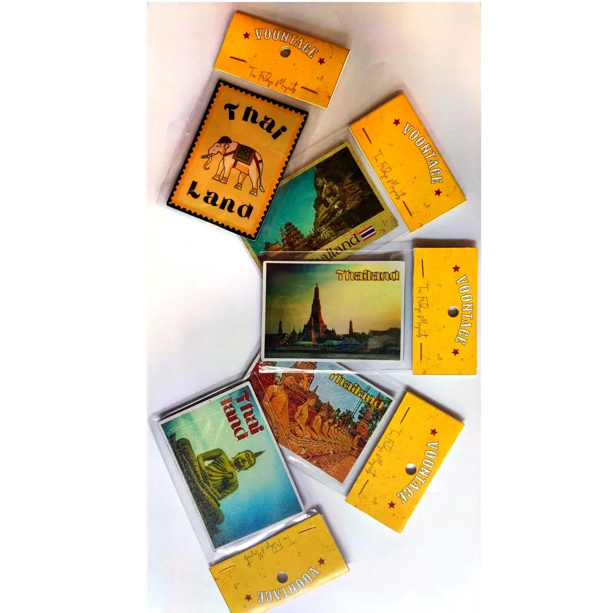 magnet tempelan kulkas Souvenir oleh oleh Thailand material