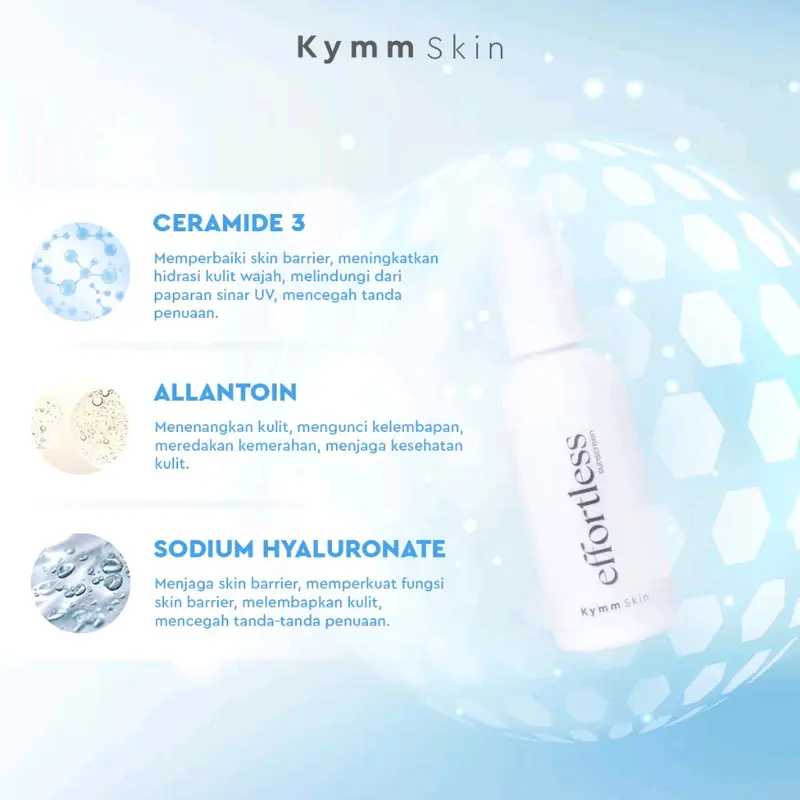 KYMM SKIN EFFORTLESS SUNSCREEN SPF 50 2