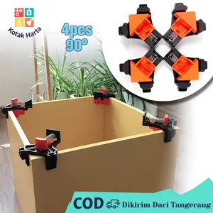 4pcs Corner Clamp Klem Sudut Siku Penjepit 90 Derajat Derajat Clamp Corner Frame Spring Clamp Corner Multifungsi