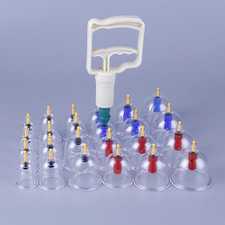 Giác Hơi Hàn Quốc Cao Cấp, Bộ giác hơi chân không 24 phụ kiện không dùng lửa loại tốt BH 12 tháng