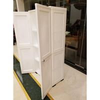 Gambar LEMARI PAKAIAN PLASTIK CLUB GANTUNG RAK SPECTRA LARGE PUTIH [CLBBOX] dari Furnikita Kota Tangerang 3 Tokopedia