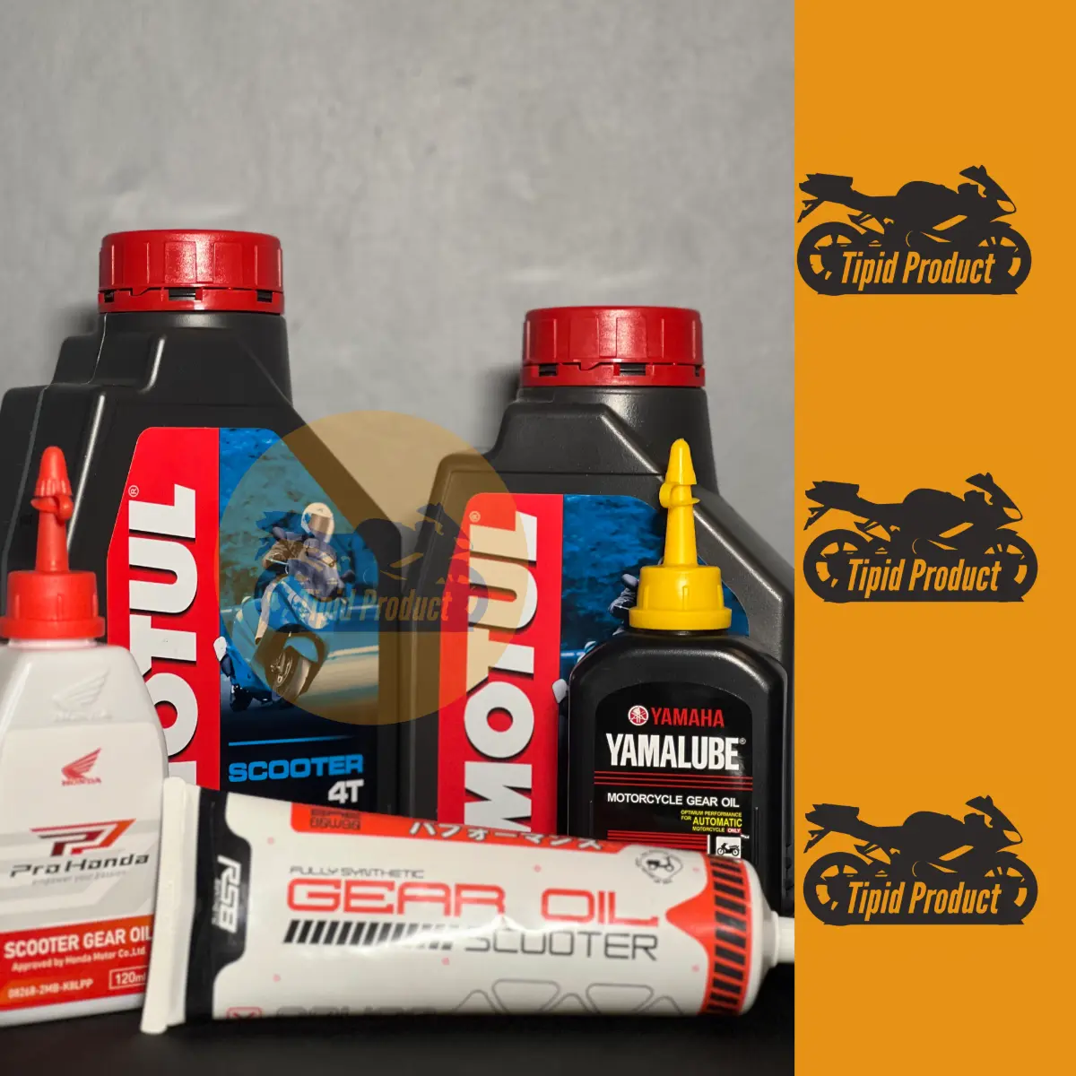 MOTUL SCOOTER 4T SAE 10W40 1Liter/800ml with Gear Oil Bundle Deal