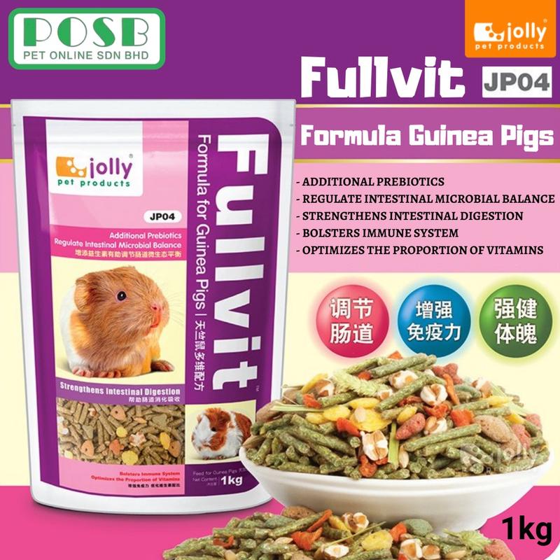 View of Jolly Fullvit Formula for Guinea Pigs 1kg / Makanan Guinea Pigs ...