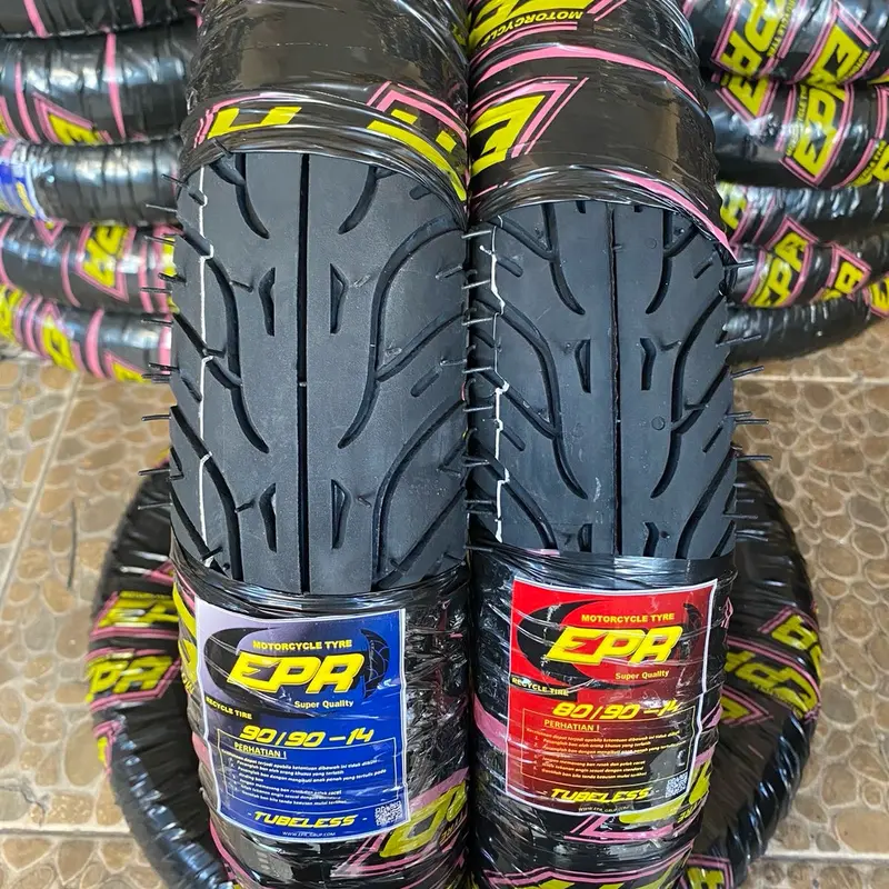 Sepasang Ban Tubles Motor Matic ring 14 Ukuran 80/90-14 dan 90/90-14 Cocok Untuk Beat Vario Mio Scoppy dll Accessories Motorcycle 2