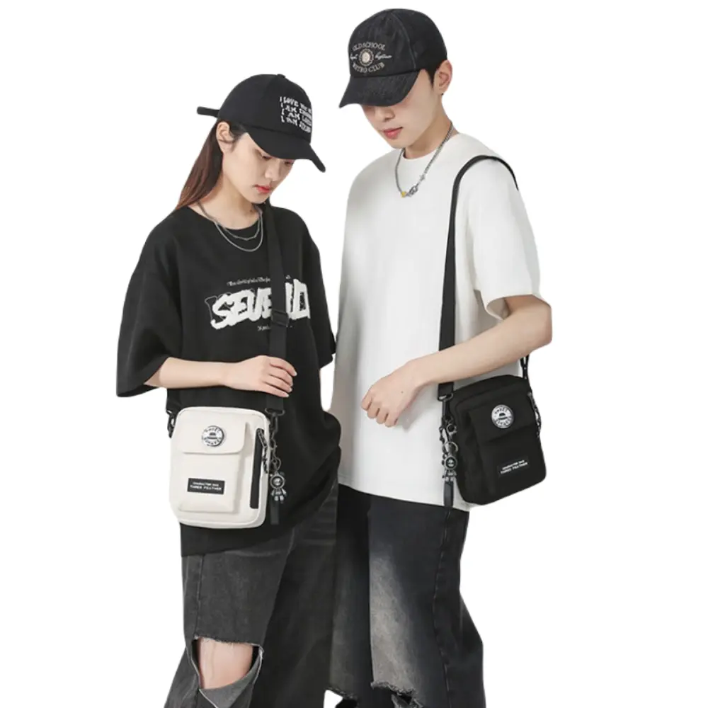 Túi Đeo Chéo Nam vải canvas kích thước (22x18x6)cm TC60 Đeo Vai Bag