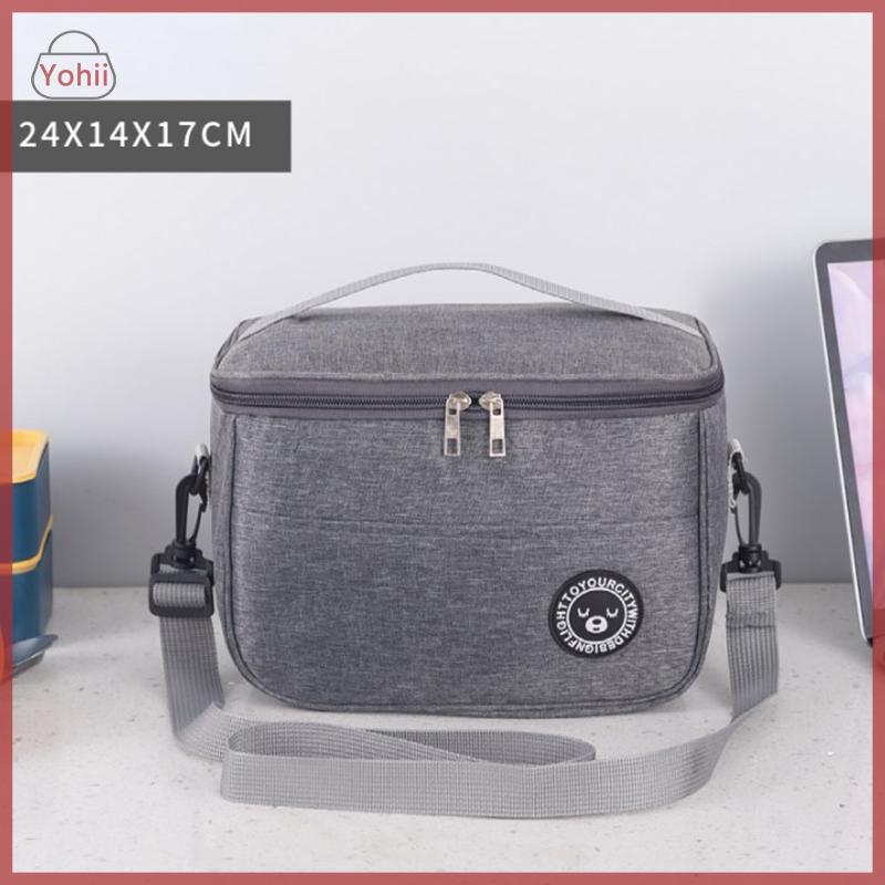 Product Introduction of Túi Ăn Trưa Cầm Tay Cách Nhiệt, Túi Tote Hộp Cơm Trưa, Túi Làm Mát, Không Thấm Nước, Ba Lô, Túi Bento, Thích Hợp Cho Công Ty, Túi Đựng Thực Phẩm 13