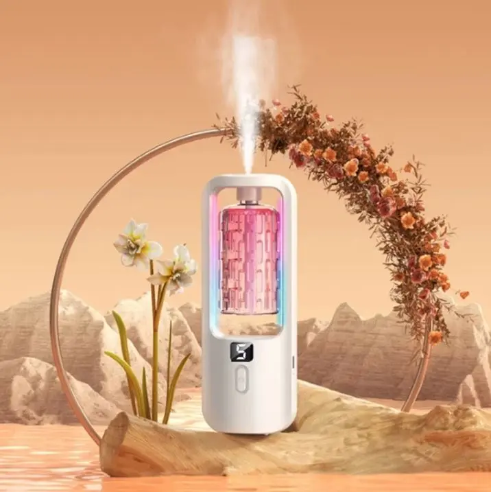 Máy Xịt Thơm Phòng Tự Động P10 Pro, Máy Xông Tinh Dầu, Xông Nước Hoa Tự Động Sạc Pin, Dán Tường Để Bàn 5 chế độ [ P10 ]