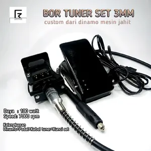 Bor Tuner Mini Custom Motor Mesin Jahit / Mini Die / Bor Tangan / Mini Die Grinder Set