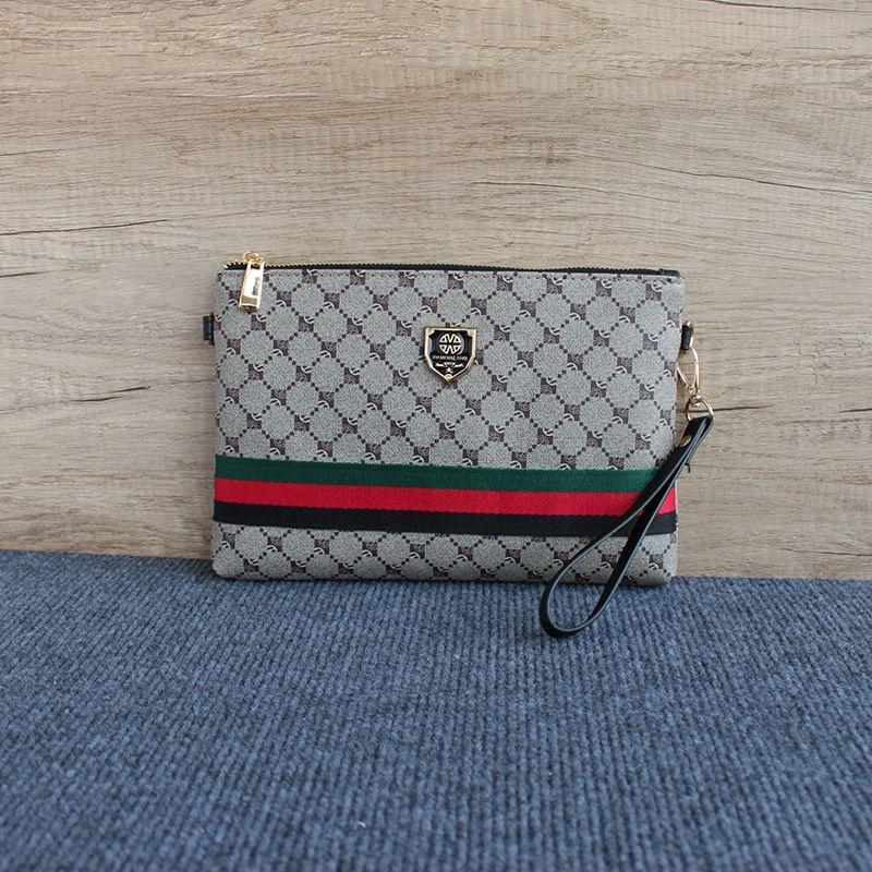 Product Introduction of High-End Clutch Bag Personality Trendy Fashion Men's Bag 2024 New Clip Bag Men's Handheld Bag Long Wallet Women 10