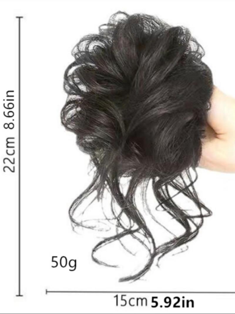 Product Introduction of Natural Fluffy Hair Bun, Synthetic Hair Bun with Hair Claw, Synthetic Hair Extensions for Women & Girls, Hair Accessories for Daily Use 1