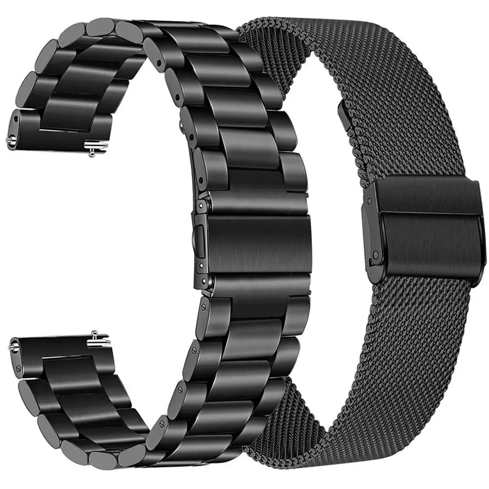 Tali Keluli Tahan Karat, Untuk Jalur Jam Tangan Pintar Zeblaze GTR, Gelang Logam, Serasi dengan THOR 6 / THOR 5 Pro / NEO 3 / NEO Band, Untuk Zeblaze GTS / HIDUP