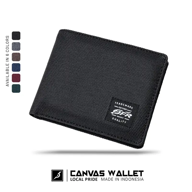 JFR Dompet Pria Bahan Kanvas JP10 0