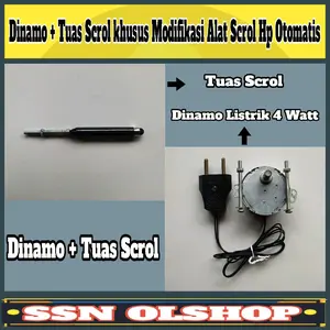 Synchronous Dinamo Swing Rotari + Stylus Pen 2 in 1 Sensitive Touch Untuk Android IOS Modifikasi alat Scrol hp Otomatis