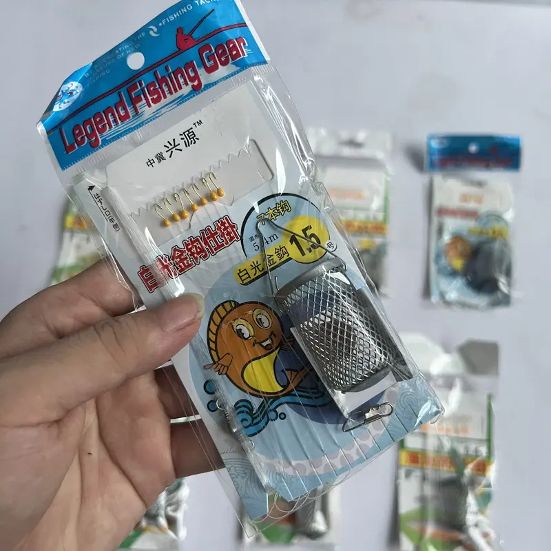 Rọ Mương, Bộ Thẻo 7 Lưỡi Câu Cá Mương Hồ Siêu Nhạy Có Rọ Sắt Siêu Nhạy - LCT010 6