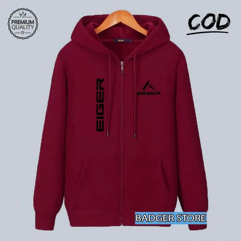 Jaket Distro Resleting Kupluk Distro Logo 1205 Long Kirka Text Hitam Premium (Jaket Musim Dingin  Sweater Hodie Pria Wanita Distro Jaket Cewek Cowok) 4