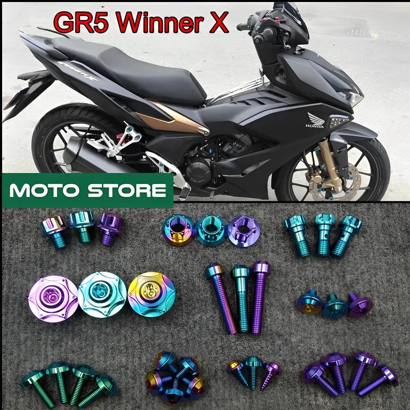 Ốc Titan GR5 xin lăp full dàn áo xe Winner X V2, V3 2022 Phụ Kiện Phụ Tùng