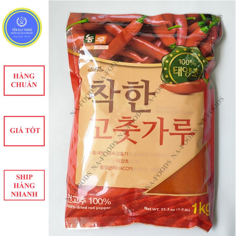 Bột ớt mịn Hàn Quốc - Nong Woo 1kg Gia Vị