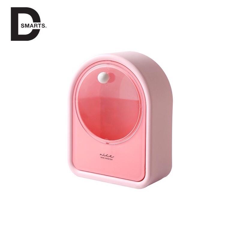 ￼Hộp đựng bông tẩy trang  -Hộp để đồ đa năng treo tường 7
