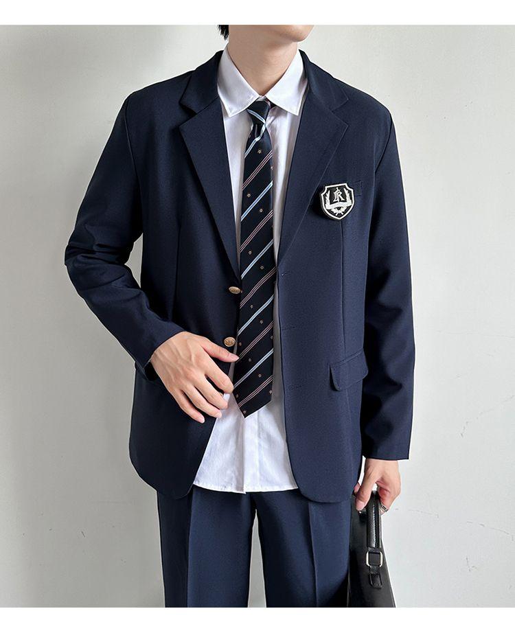 Product Introduction of Trendy Japanese Schoolboy Blazer Set - Stylish DK Uniform Suit for Men, Vintage Campus Style Jacket & Pants (1855+ Reviews) 21