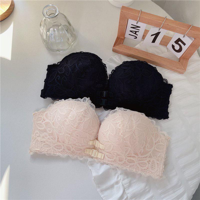 Áo lót ren cúp ngực cài trước  không lo lộ dây áo Nữ Voi Voan