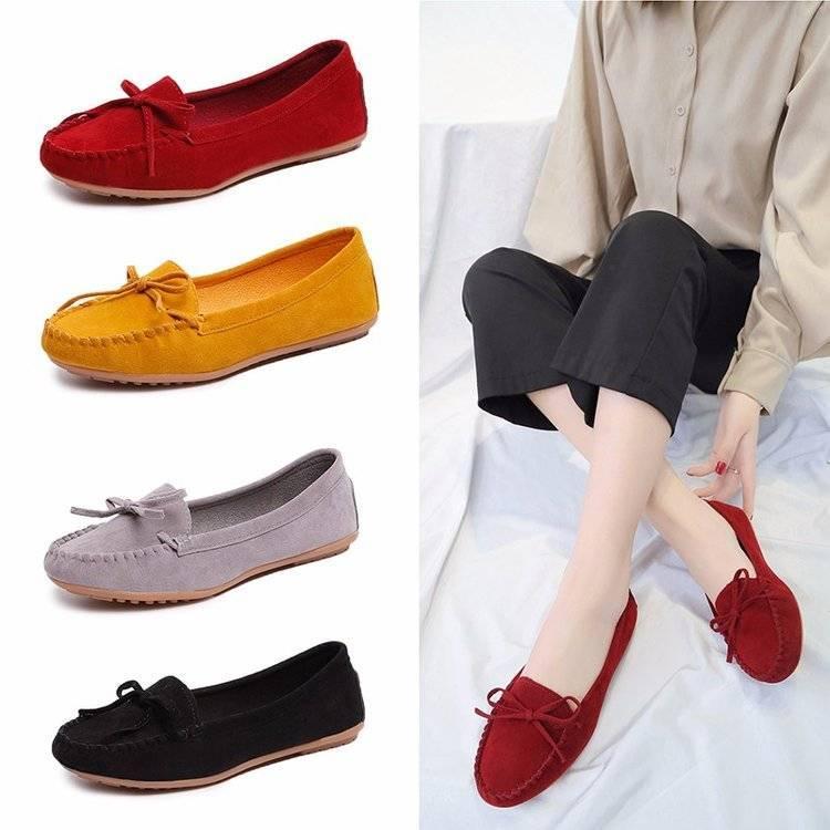 Giày Đế Bằng, Gommino, Nữ, Bộ Sưu Tập Xuân Hè 2024, Đế Mềm, Giày Lười, Lofter, Ngoại Cỡ, Thích Hợp Cho Mẹ Và Y Tá, Hàng Mới Về 1