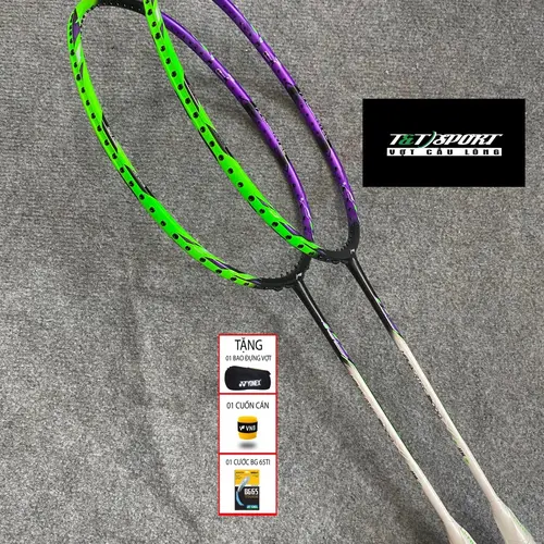 Vợt cầu lông hbt chín nghìn căng maxxx 13,5 kg có tặng kèm quấn cán + bao vợt + cước căng sẵn