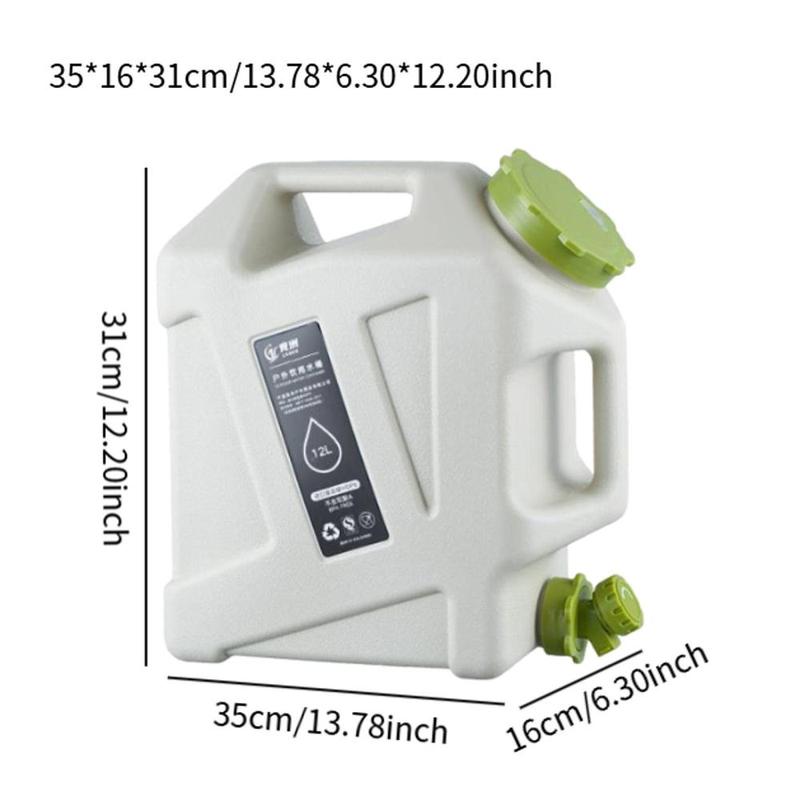 Product Introduction of 12L Camping Water Container Camping Water Storage Carrier Jug for Outdoors Lightweight Water Tank Camping for Picnics Yard 0