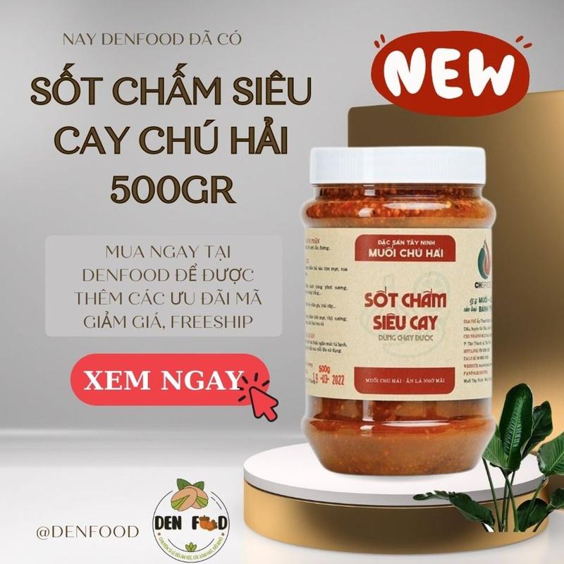  Sốt Chấm Siêu Cay Muối Chú Hải - Hủ 500gr Nước Sốt Gia Vị Chua 