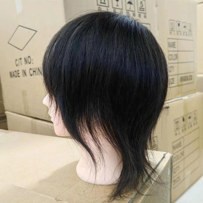 Đầu Mannequin dành cho nam giới, tóc ngắn và tóc thật, thích hợp để nhuộm và tẩy nóng, kiểu tóc búp bê, khắc, lá vàng nóng, học việc cắt cuối cùng, khuôn thợ cắt tóc 6