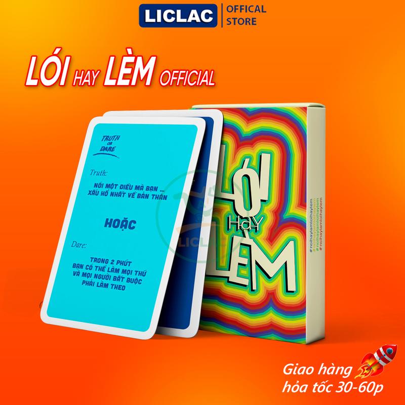  Bộ bài Lói Hay Lèm Official Trò chơi Truth Or Dare Việt Hóa Drinking Game dành cho nhóm bạn Nói Hay Làm Cặp Đôi 