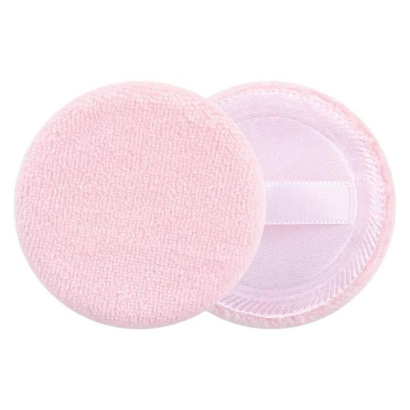 Mút Đánh Phấn Tròn, Dễ Thương, Làm Bằng Cotton Nguyên Chất, Mềm Mại Và Thân Thiện Với Làn Da, Thích Hợp Cho Bé Gái, Dùng Để Trang Điểm Và Thiết Lập, M4Q3 8