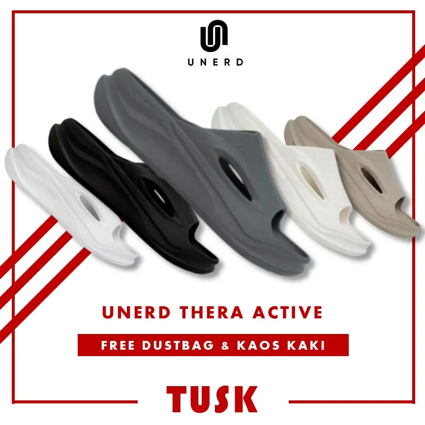 Sandal Unerd Thera Active Original Sendal Slippers Recovery Unerd Slide On Pria Wanita Original