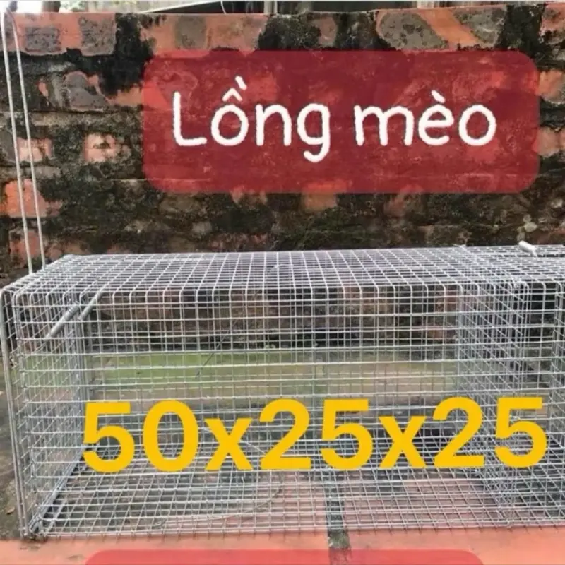 Lồng Mèo Chống Rỉ  xét Kích Thước 50-25-25cm Lưới 35k