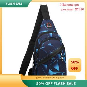 Beg Dada untuk Lelaki, Gaya Korea Fesyen Baharu, Beg Silang Badan, Ringan, Sesuai untuk Sukan Luar dan Pakaian Kasual, Beg Galas Pasangan, Beg Bahu Tunggal, Bergaya chest     pouch    lelaki  besar  tahan  lasak waterproof  phone   bagy bagy b waist  bag