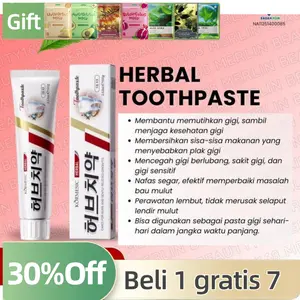 [Manfaat toko baru Beli 1 gratis 7]Smilora Herbal Toothpaste Readystok Mencerahkan dan memutihkan, khusus dalam memutihkan, menenangkan, melindungi gusi, menghilangkan warna kuning, memperbaiki, dan menyegarkan napas.