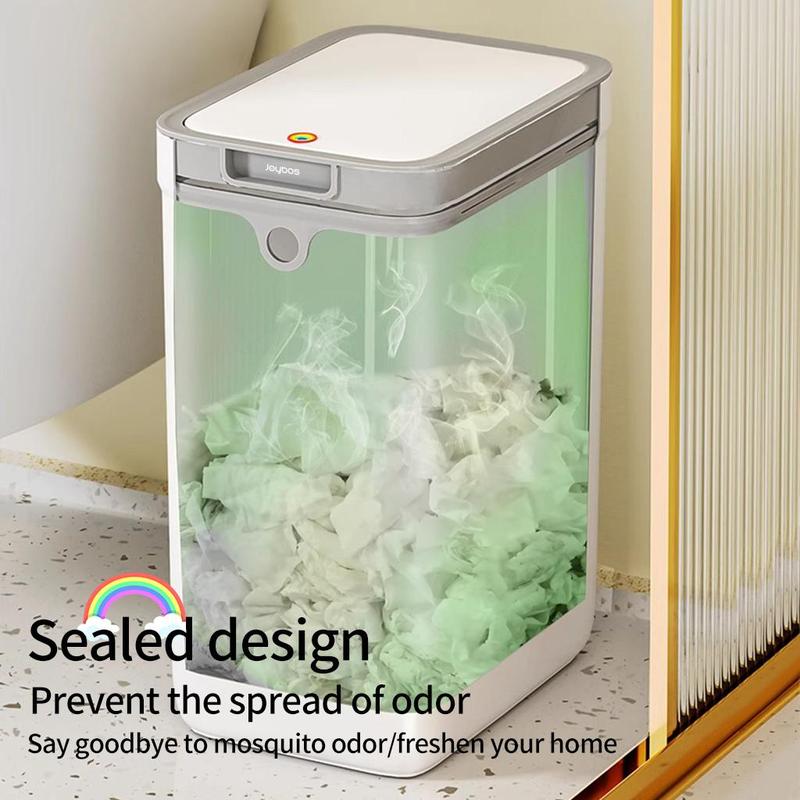 Trash Can with Lid, 1 Count Wall Mounted Or Ground Waste Can, Press The Lid To Open Waste Bin for Bathroom, Kitchen and Other Places 4